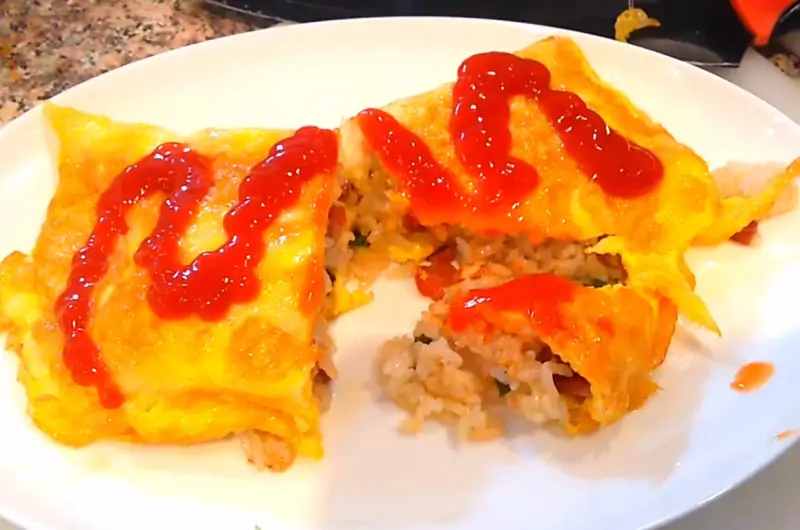 Fried Rice Omelette Hawaii