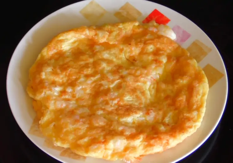 shrimp omelette