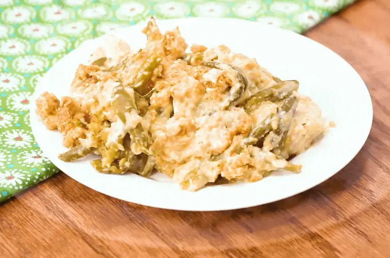 Green Bean Casserole with Cream of Chicken