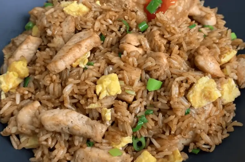 Arroz Chaufa De Pollo Receta