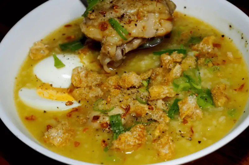 Traditonal Arroz Caldo Filipino Recipe