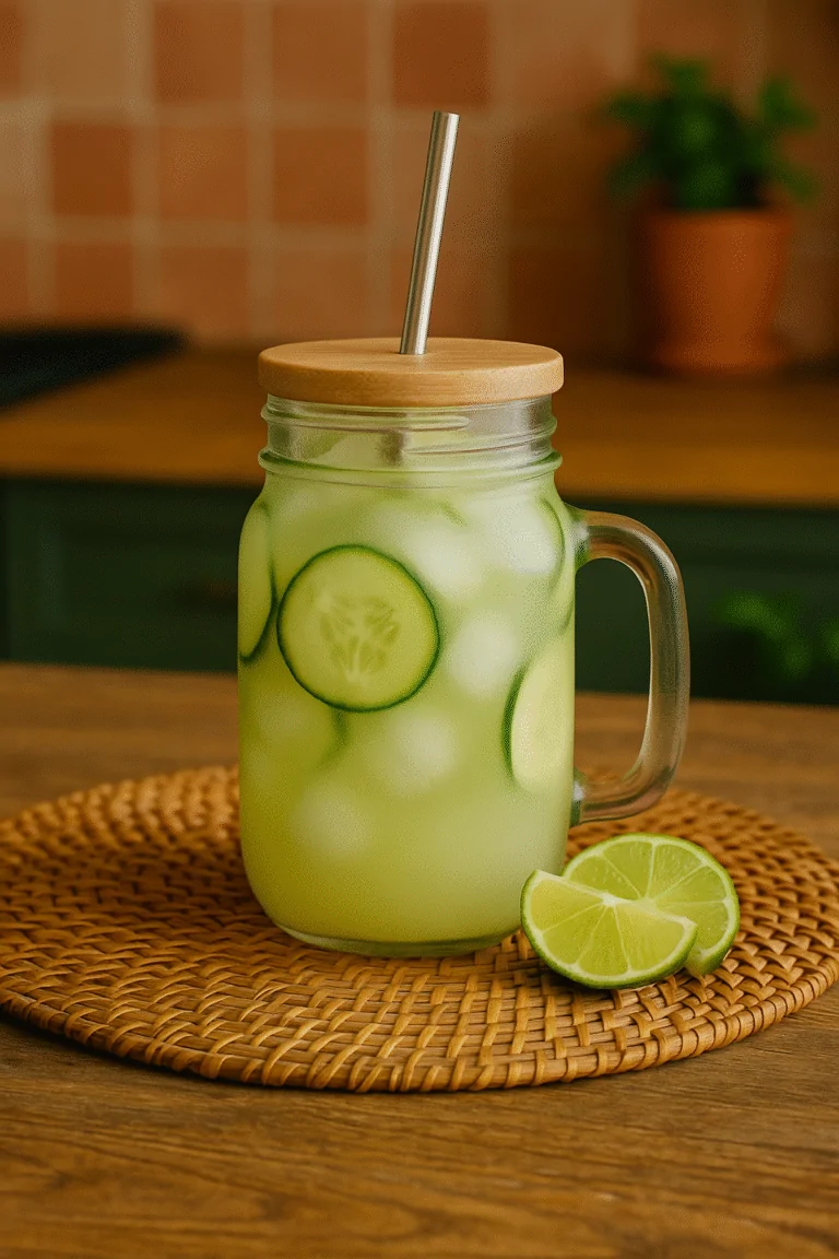 Lime and Cucumber Agua fresca recipe