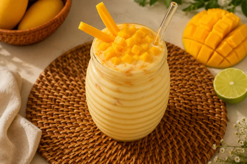 Creamy Mango Agua Fresca Recipe